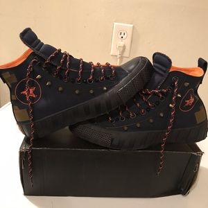 Converse UNT1TL3D HI in Black and Orange